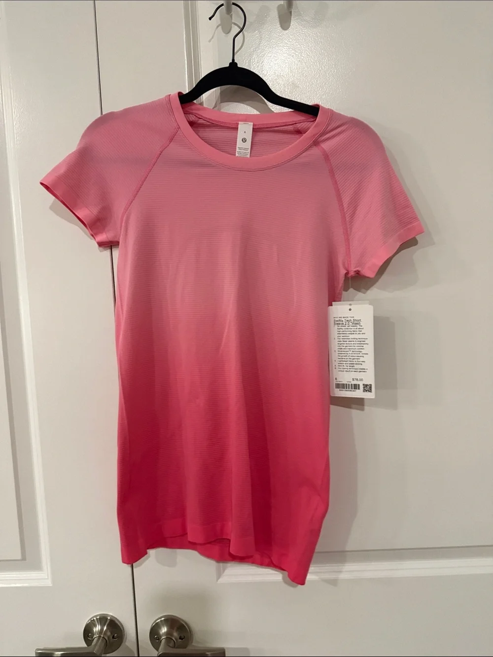 NWT lululemon athletica Pink Ombre Short-Sleeve Performance Tee